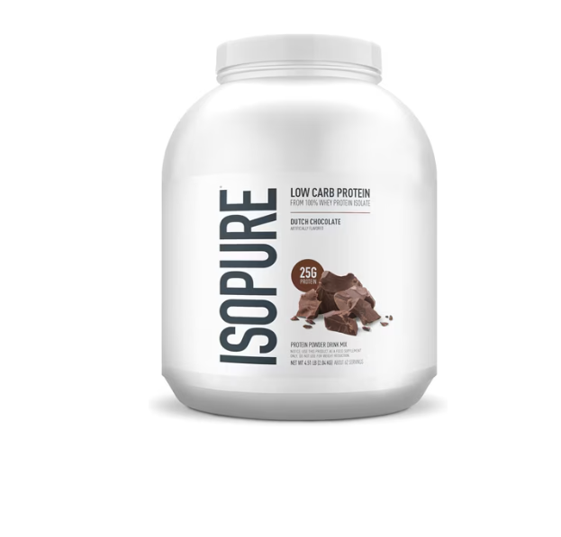 Isopure Low Carb Protein Powder Dutch Chocolate 4.5 lbs